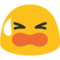 Tired Face emoji on Google